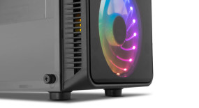 foto de CAJA NOX HUMMER TGM RAINBOW ATX 1XUSB3.0 2XUSB2.0 NEGRO RGB