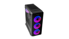 foto de CAJA NOX HUMMER TGM RAINBOW ATX 1XUSB3.0 2XUSB2.0 NEGRO RGB