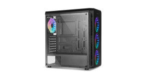 foto de CAJA NOX HUMMER TGM RAINBOW ATX 1XUSB3.0 2XUSB2.0 NEGRO RGB