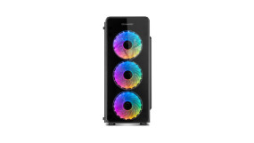 foto de CAJA NOX HUMMER TGM RAINBOW ATX 1XUSB3.0 2XUSB2.0 NEGRO RGB