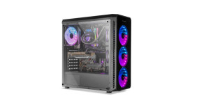 foto de CAJA NOX HUMMER TGM RAINBOW ATX 1XUSB3.0 2XUSB2.0 NEGRO RGB