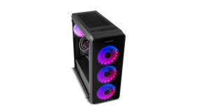 foto de CAJA NOX HUMMER TGM RAINBOW ATX 1XUSB3.0 2XUSB2.0 NEGRO RGB