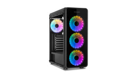 foto de CAJA NOX HUMMER TGM RAINBOW ATX 1XUSB3.0 2XUSB2.0 NEGRO RGB