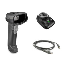 foto de ESCANER ZEBRA DS2278 1D/ 2D NEGRA INALAMBRICO IMAGER+ CUNA USB KIT IP42