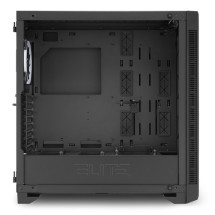 foto de CAJA ATX SHARKOON ELITE SHARK CA200M 2XUSB3.0 SIN FUENTE NEGRO
