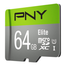 foto de MICRO SD PNY 64GB ELITE UHS-I C10 R100