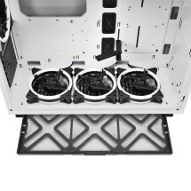 foto de CAJA ATX SHARKOON PURE STEEL 2XUSB3.0 RGB SIN FUENTE BLANCO