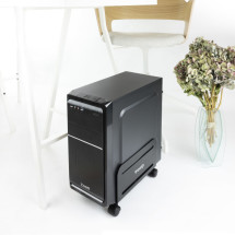 foto de SOPORTE PARA CPU DE SUELO CON RUEDAS TOOQ UMCS0004-B NEGRO