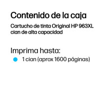 foto de TINTA HP 963XL CIAN