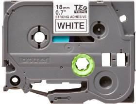 foto de CINTA BROTHER LAMINADA TZE-S241BLANCA NEGRA 18MM 8M