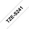 foto de CINTA BROTHER LAMINADA TZE-S241BLANCA NEGRA 18MM 8M