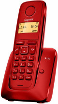 foto de Gigaset A120 Tel?fono DECT Identificador de llamadas Rojo