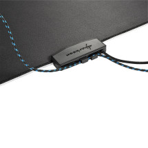 foto de Sharkoon 1337 RGB XXL Alfombrilla de rat?n para juegos Negro