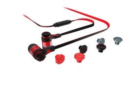 foto de Ozone TriFX Auriculares Al?mbrico Dentro de o?do Llamadas/M?sica Negro, Rojo