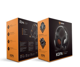 foto de Krom Kopa Auriculares Al?mbrico Diadema Juego Negro