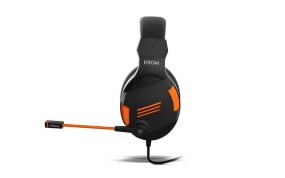 foto de Krom Kendo Auriculares Al?mbrico Diadema Juego Negro, Naranja