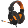foto de Krom Kendo Auriculares Al?mbrico Diadema Juego Negro, Naranja