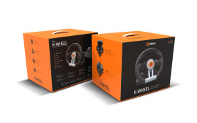 foto de Krom K-Wheel Negro USB Volante + Pedales Anal?gico/Digital PlayStation 4, Playstation, Playstation 3, Xbox One