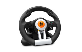 foto de Krom K-Wheel Negro USB Volante + Pedales Anal?gico/Digital PlayStation 4, Playstation, Playstation 3, Xbox One