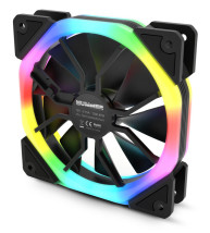 foto de VENTILADOR CAJA NOX HUMMER S-FAN 1200MM DUAL RING ARGB
