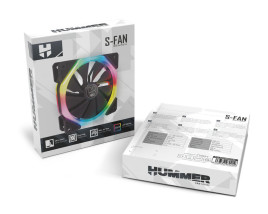 foto de VENTILADOR CAJA NOX HUMMER S-FAN 1200MM DUAL RING ARGB