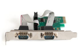 foto de TARJETA PCI-E DIGITUS 2 PUERTOS SERIE RS232