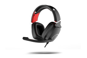 foto de Ozone OZEKHOX40 auricular y casco Auriculares Al?mbrico Diadema Juego Negro, Rojo