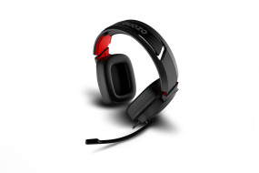 foto de Ozone OZEKHOX40 auricular y casco Auriculares Al?mbrico Diadema Juego Negro, Rojo