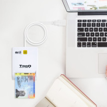 foto de LECTOR TARJETAS EXTERNO DNIe TOOQ TQR-210W BLANCO