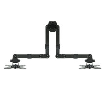 foto de SOPORTE MESA TOOQ DB1232TN-B 2 PANTALLAS 13-32 MAX 8KG POR BRAZO NEGRO