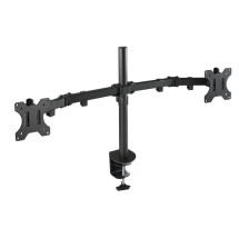 foto de SOPORTE MESA TOOQ DB1232TN-B 2 PANTALLAS 13-32 MAX 8KG POR BRAZO NEGRO