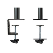 foto de SOPORTE MESA TOOQ DB1232TN-B 2 PANTALLAS 13-32 MAX 8KG POR BRAZO NEGRO