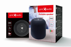 foto de ALTAVOZ PORTATIL GEMBIRD 5W  BLUETOOTH CON MICRO NEGRO