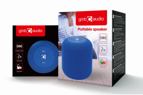 foto de ALTAVOZ PORTATIL GEMBIRD 5W  BLUETOOTH CON MICRO AZUL