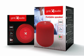 foto de ALTAVOZ PORTATIL GEMBIRD 5W  BLUETOOTH CON MICRO ROJO