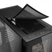 foto de CAJA ATX SHARKOON TG5 PRO 2XUSB3.0 2XUSB2.0 SIN FUENTE RGB NEGRO