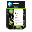 TINTA HP 303 PACK AHORRO 2 NEGRO + CIAN MAGENTA AMARILLO