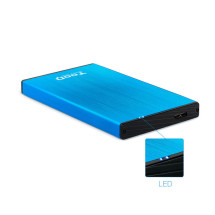 foto de CARCASA HDD TOOQ TQE-2527BL 2,5 9,5 MM SATA USB 3.0/3.1 AZUL