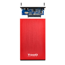 foto de CARCASA HDD TOOQ TQE-2527R 2,5 9,5 MM SATA USB 3.0/3.1 ROJO