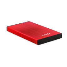 foto de CARCASA HDD TOOQ TQE-2527R 2,5 9,5 MM SATA USB 3.0/3.1 ROJO