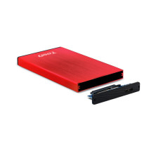 foto de CARCASA HDD TOOQ TQE-2527R 2,5 9,5 MM SATA USB 3.0/3.1 ROJO