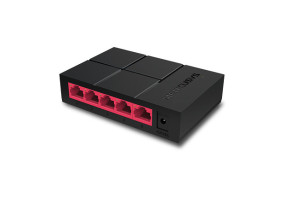 foto de Mercusys MS105G switch No administrado Gigabit Ethernet (10/100/1000) Negro