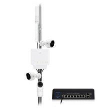 foto de SWITCH UBIQUITI USW-FLEX UNIFI SWITCH FLEX 5 POE INTERIOR Y EXTERIOR