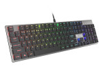 foto de GENESIS Thor 420 RGB teclado Juego USB QWERTY Internacional de EE.UU. Plata