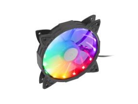 foto de VENTILADOR CAJA GENESIS HYDRION 130 LED RGB 120 MM