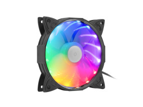 foto de VENTILADOR CAJA GENESIS HYDRION 130 LED RGB 120 MM