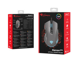 foto de RATON GAMING GENESIS XENON 210 3200DPI RGB NEGRO