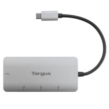 foto de ADAPTADOR TARGUS USB-C A 4xUSB 3.0 PLATA