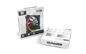 foto de VENTILADOR CAJA NOX HUMMER X-FAN ARGB HALO RING FAN