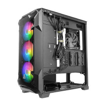 foto de CAJA GAMING ANTEC DF600 FLUX ATX 2XUSB3.0 SIN FUENTE RGB